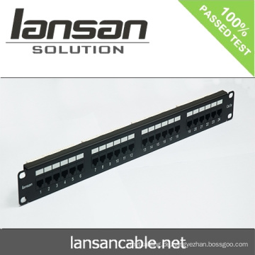 CAT5E Patch Panel für RJ45 / RJ11 Netzwerkkabel Zubehör